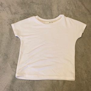 Aritzia Wilfred free white crop top